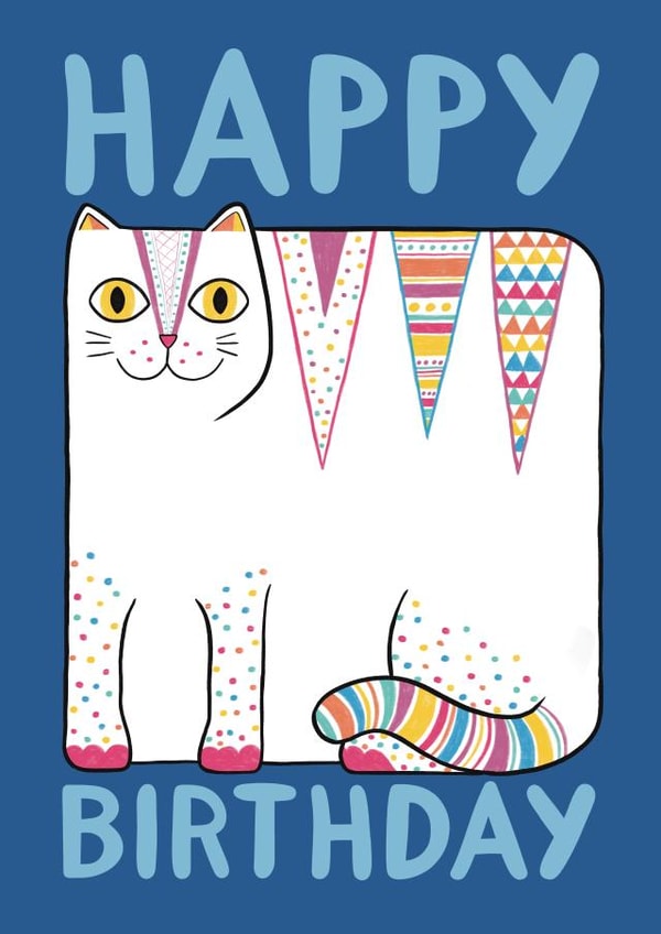 Happy Birthday from Loaf Cat created by Drawn to Cats