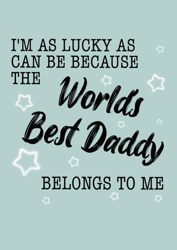 Sweet Daddy card created by Wooden It Be Precious
