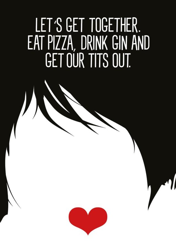 Let's get together. created by devoncow graphic design