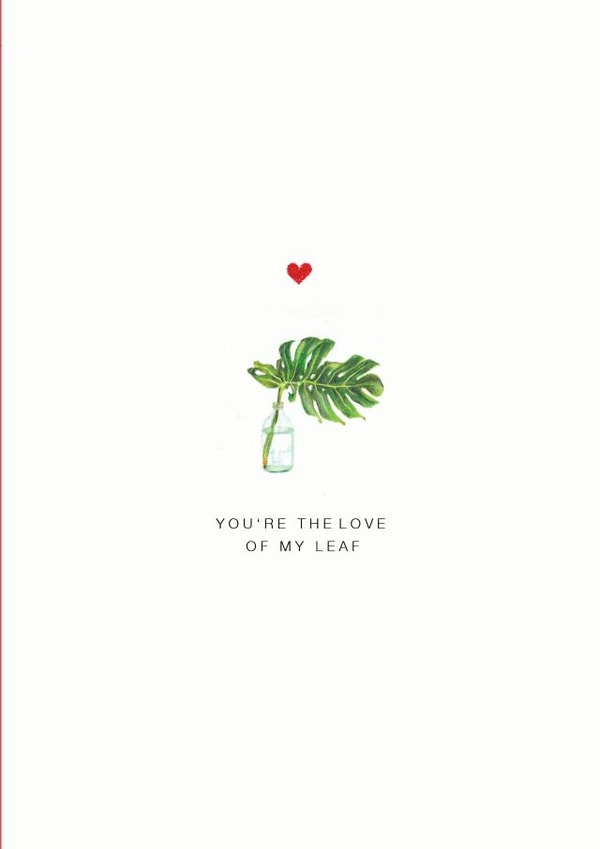 Love of My Leaf Anniversary Card created by Sage Goodwin Illustrations
