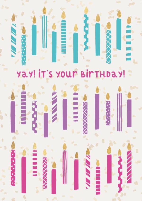 Birthday Candles created by Abigail Udell