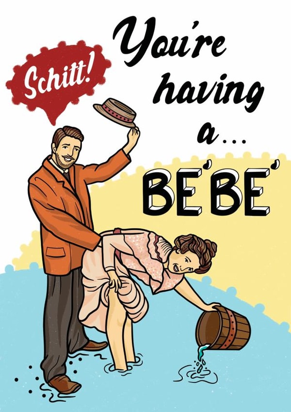 Schitt’s Creek You’re Having A Baby! created by Little Hawk Studio