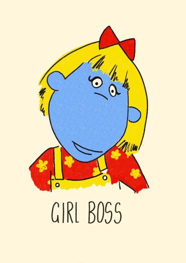 Bella Girl Boss Tweenies Card for Adults created by Miranda Elder