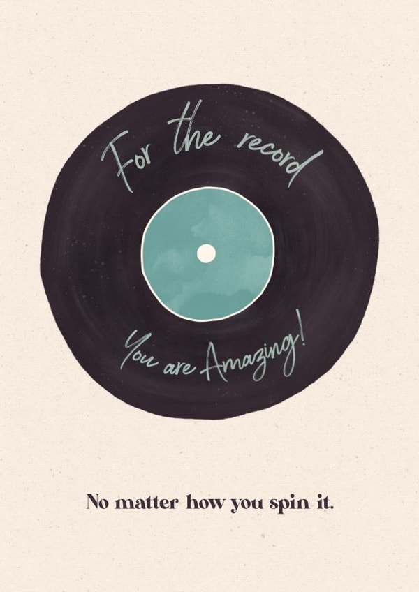 For the Record you are Amazing! created by Rebekah Klimuck