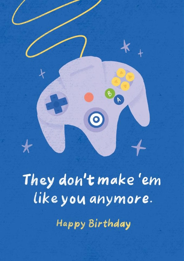 They don't make 'em like you anymore 🎮 created by Collyn Wooden Illustration