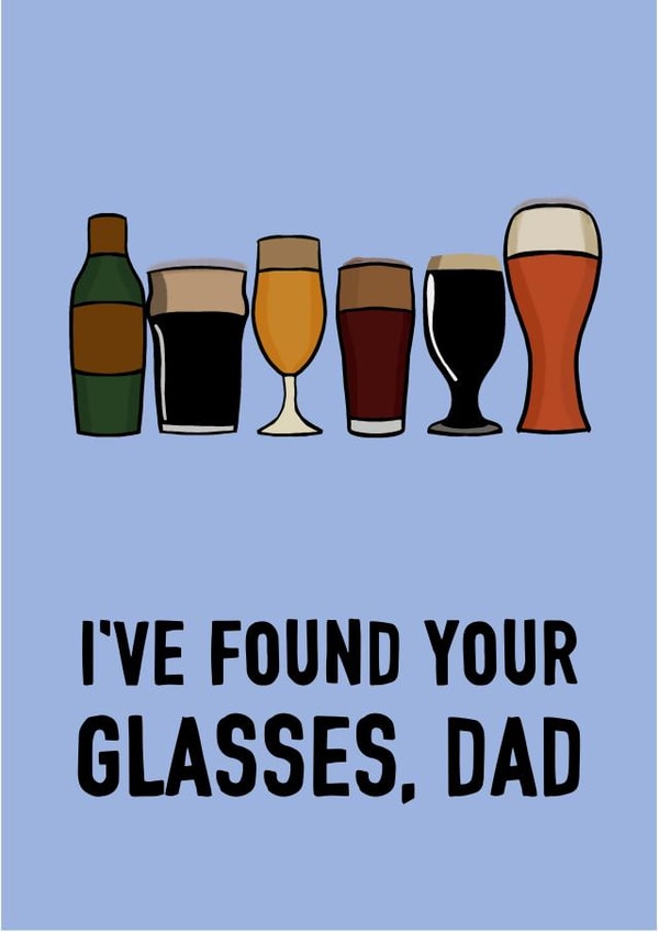 Drinking Glasses for Dad's Birthday created by Pickled Prints