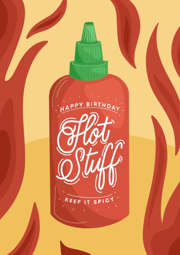 Happy Birthday Hot Stuff! created by charlottefoleydesigns