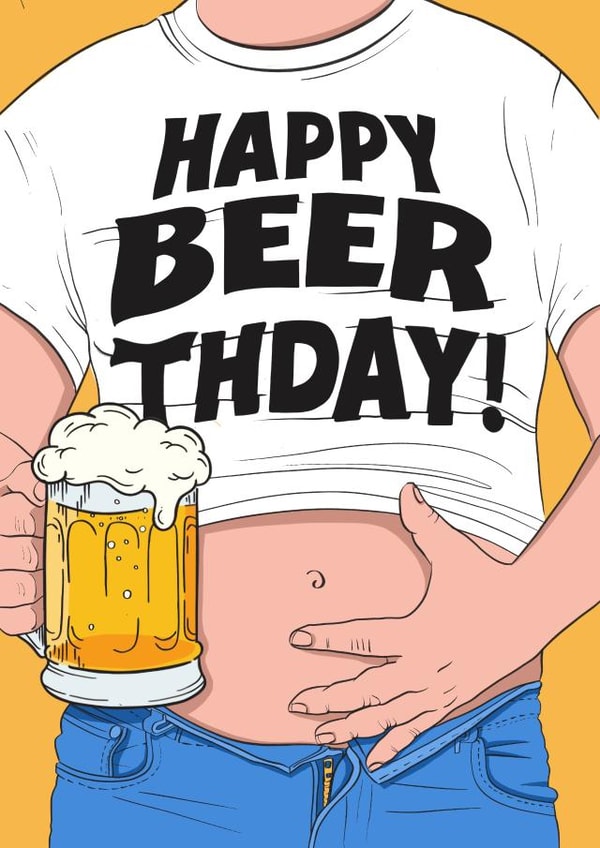 Happy Beerthday! 1000 created by Kasia Cards
