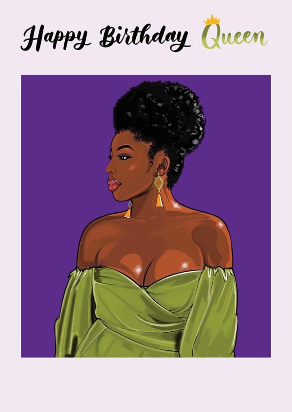 Birthday Queen card created by InclusiviTwee