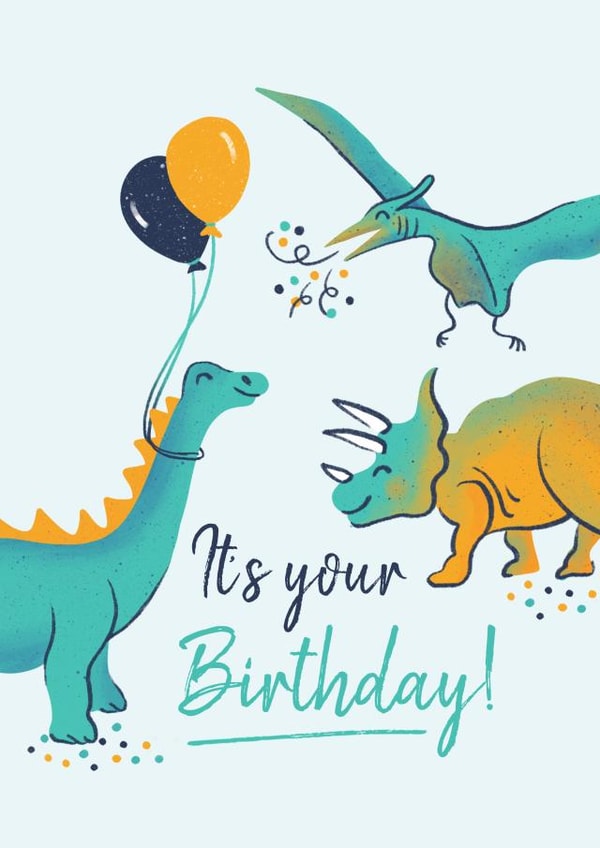 Dinosaur Birthday created by Karin van der Vegt
