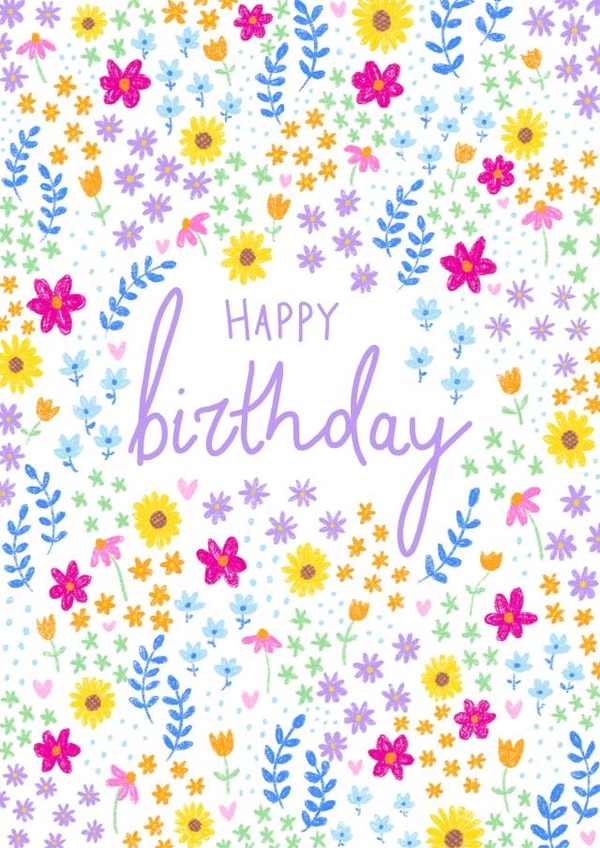 Happy birthday created by Emily Grace