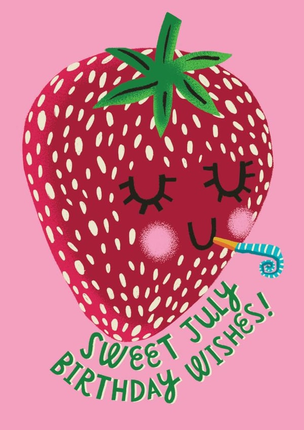 Cute Strawberry Sweet Strawberry Wishes  created by @AimeeStevens.Design