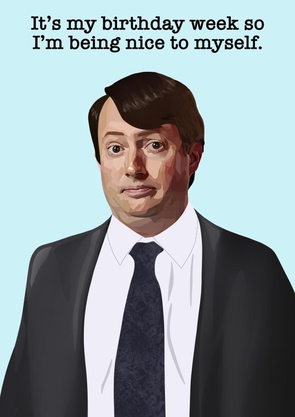 Peep Show Mark TV Birthday Card created by Little Leaps Designs