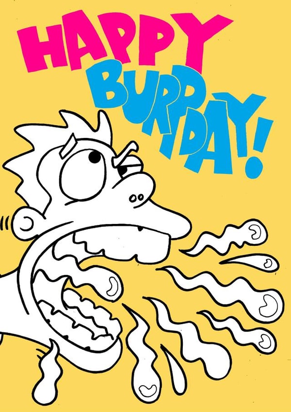 Happy Burpday! created by Studio Beastly.