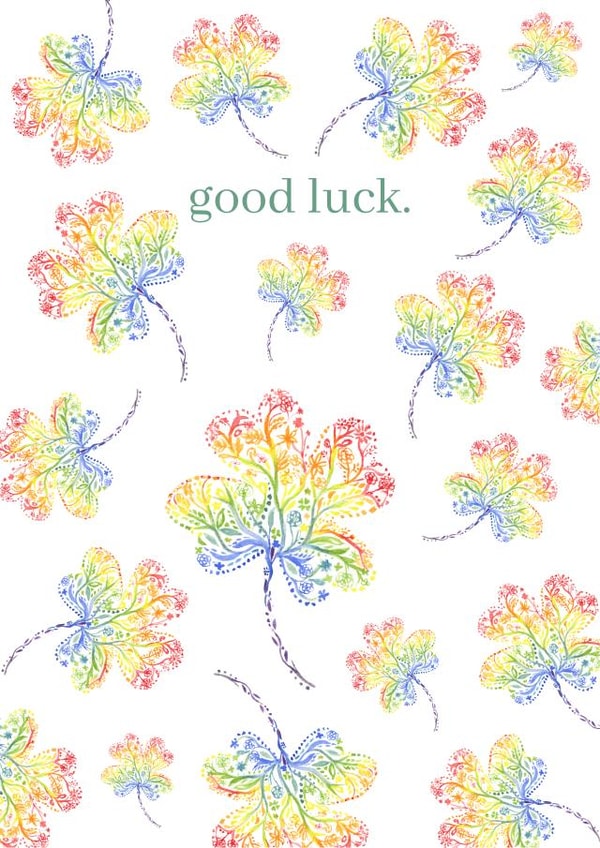 Luck of the 4 leaf clover! created by Jen Winnett