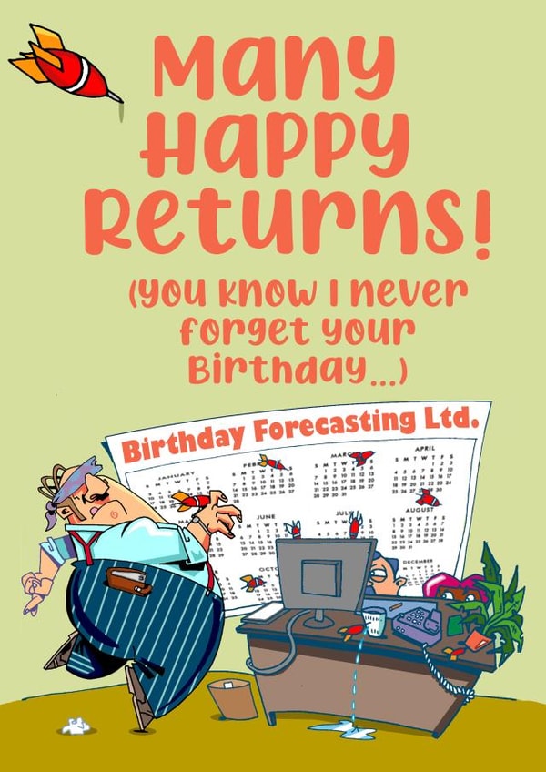 Many Happy Returns! created by Studio Beastly.