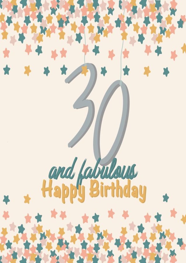 30 years old happy birthday created by Spring of colors