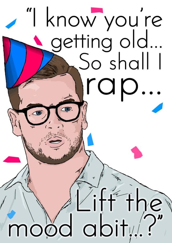 Love Island Birthday Card created by NotNiceThings