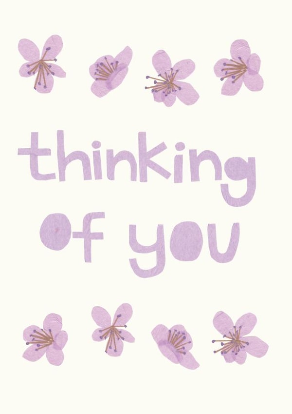 Thinking of you sympathy card created by Eden Fay