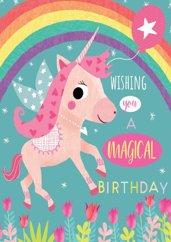 Magical Unicorn Birthday Card created by Tracy Cottingham