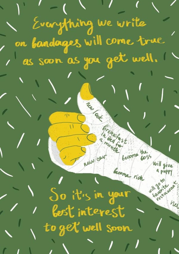 Motivation for recovery card created by Alyona Shirokova