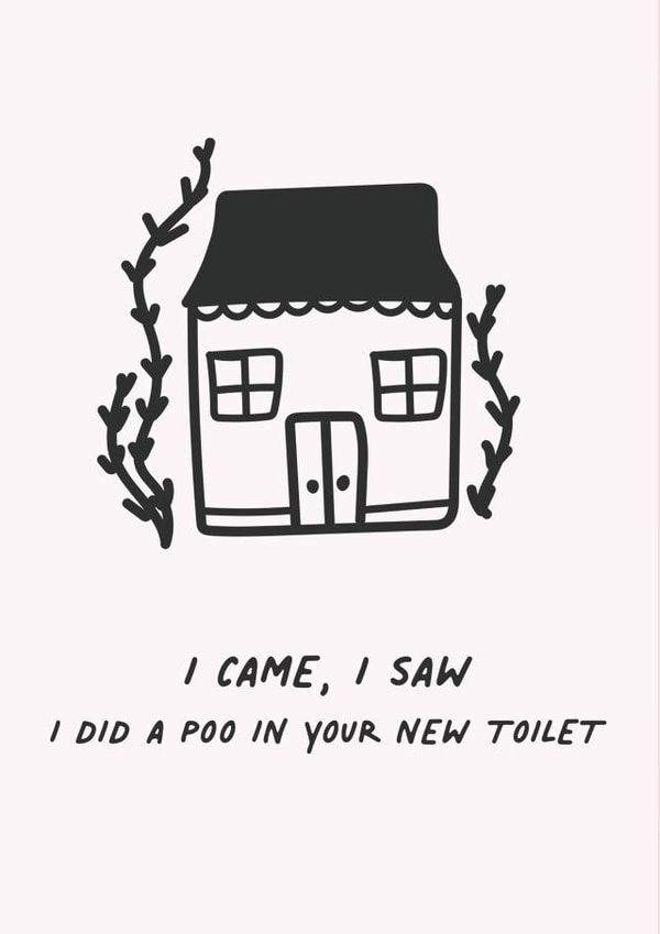 Poo in your toilet created by Paper Jungle