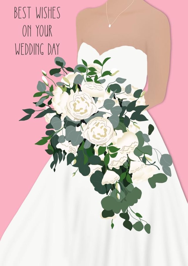 Best Wishes On Your Wedding Day created by Paper Wishes Co