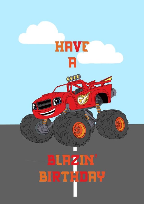 Blaze Birthday created by LJ Designs