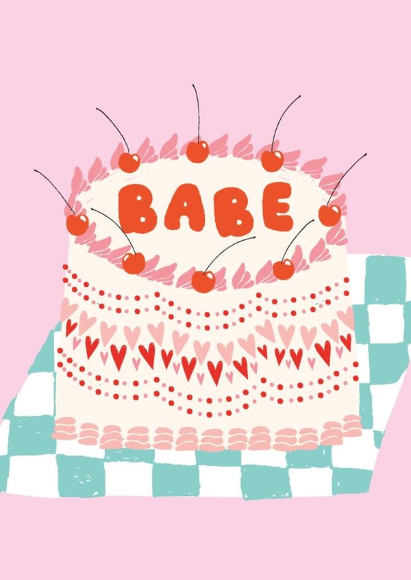 Birthday Babe Cake created by Duchess Plum