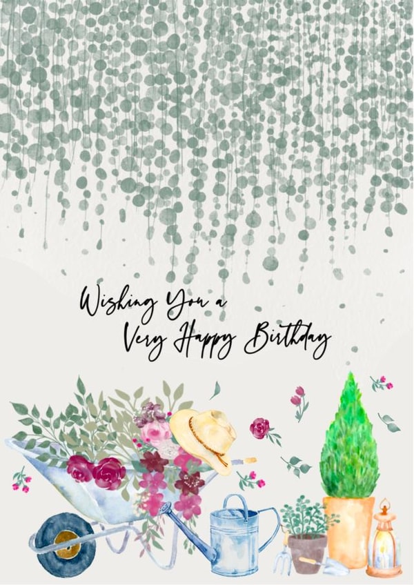 Wishing You a Very Happy Birthday 1002 created by Lili's Papers Co.