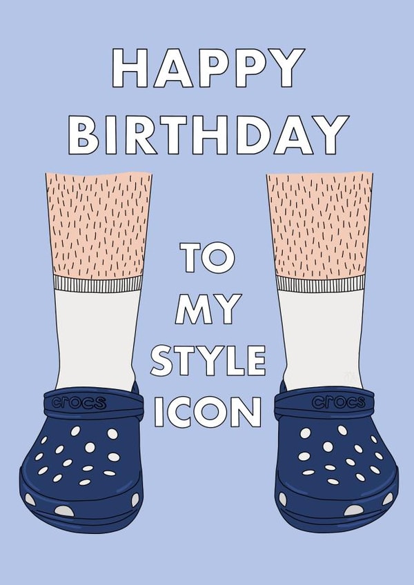 Happy Birthday Crocs Style Icon created by JoZo Collection