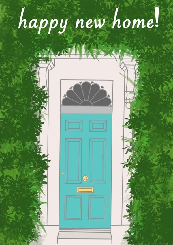 Contemporary Townhouse New Home Card created by ABC cards