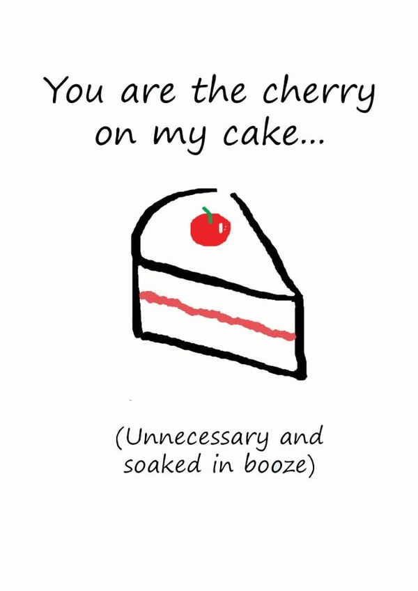 Cherry on my cake, Perfect Match Card created by Dog Came To Stay