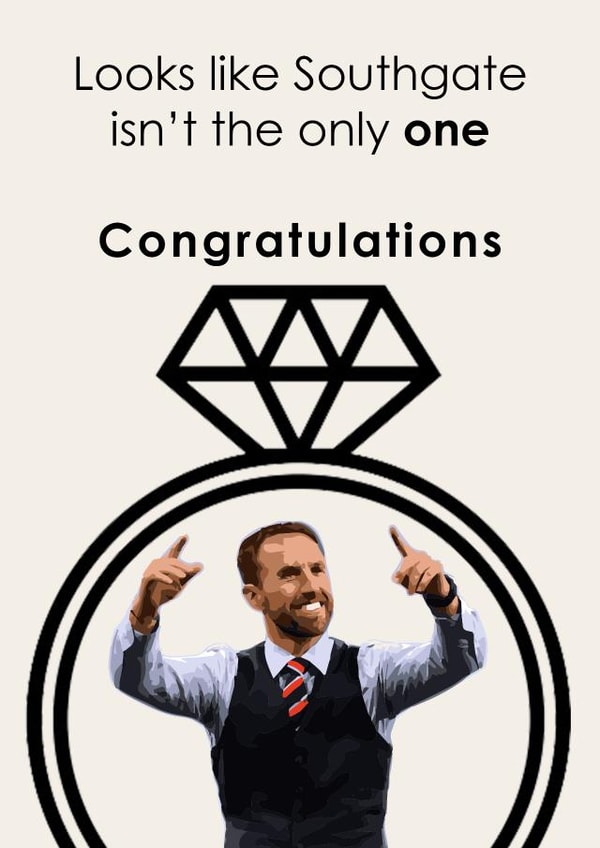 Southgate Engagement Card created by Carde Diem