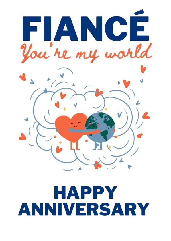 Fiance Anniversary created by Faye Burtenshaw