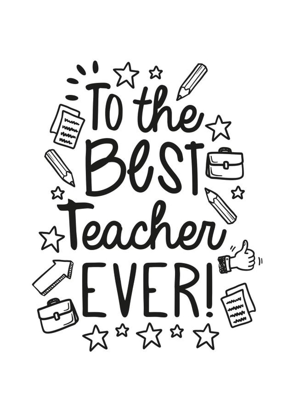 best teacher ever created by Jodie Gaul & Co