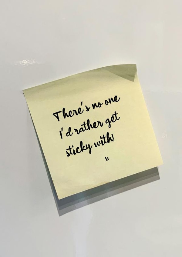 Message to a loved one on a sticky-note 1000 created by Bear and Shrew