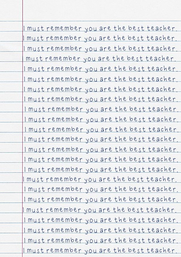 Best Teacher Card 1001 created by Arr Cards