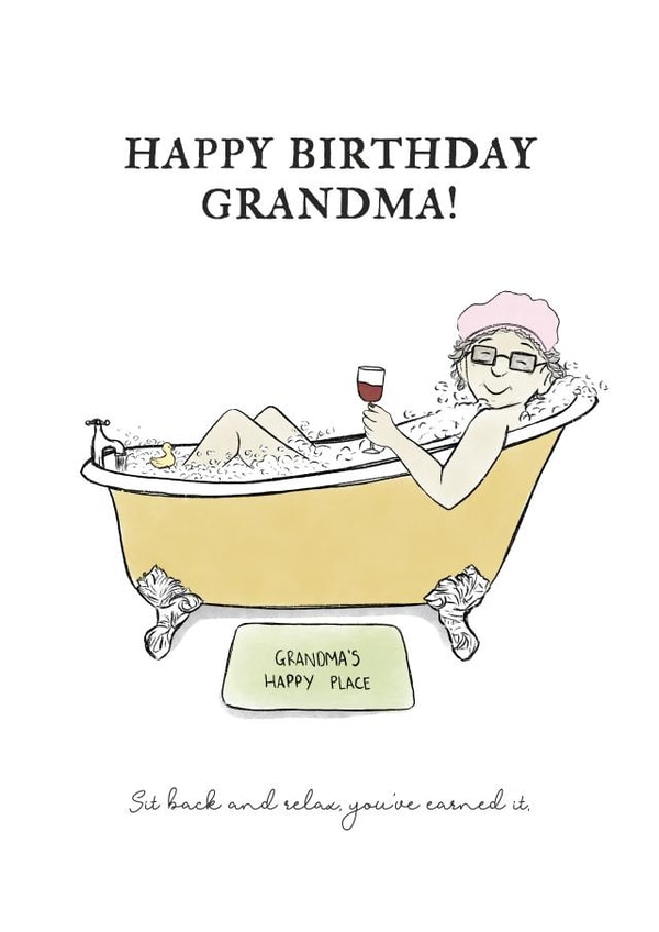 Sit back and relax Grandma, you've earned it! created by Melissa James