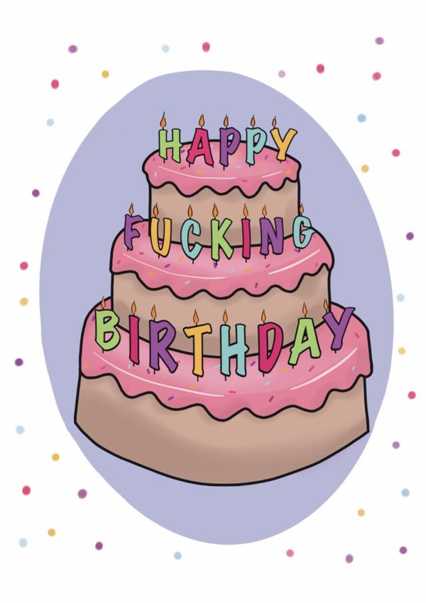 Happy Fucking Birthday 1001 created by Hkay Illustrates 