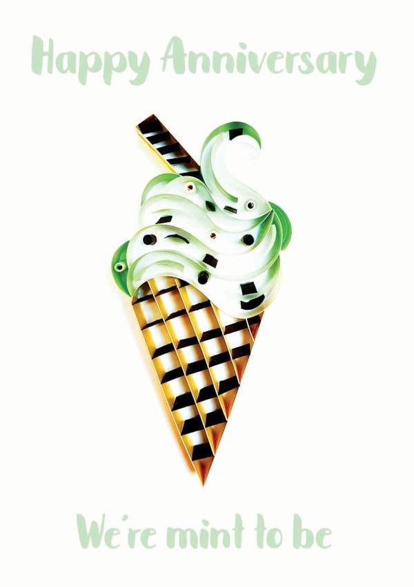 Ice cream anniversary card created by TillyViktor