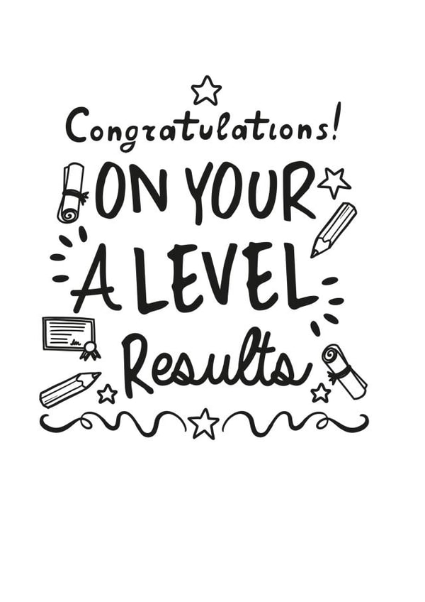 Alevel congratulations created by Jodie Gaul & Co