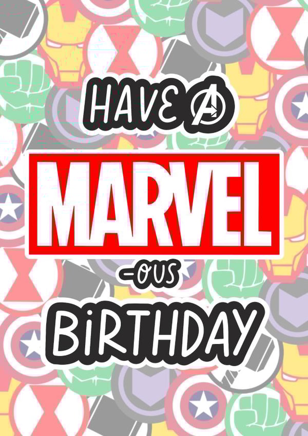 Marvel Birthday  created by Eve Designs