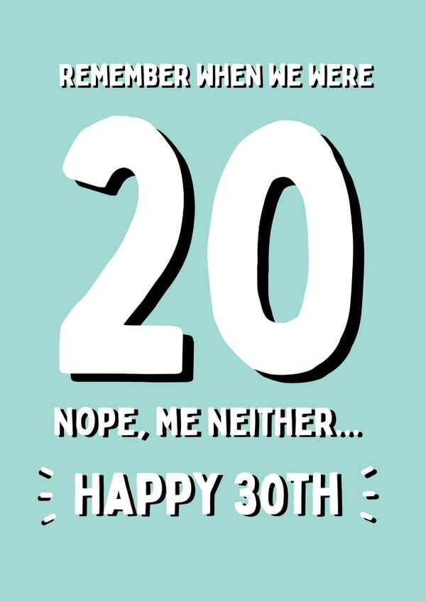 Remember When - Happy 30th Birthday Card 1001 created by @Laura Lonsdale Designs