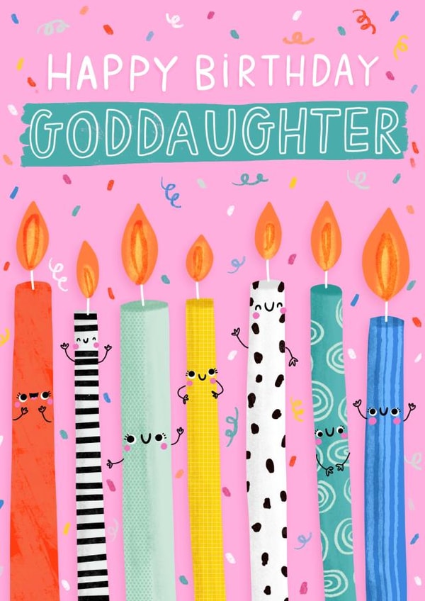 Birthday Candles for Goddaughter created by Jess Moorhouse