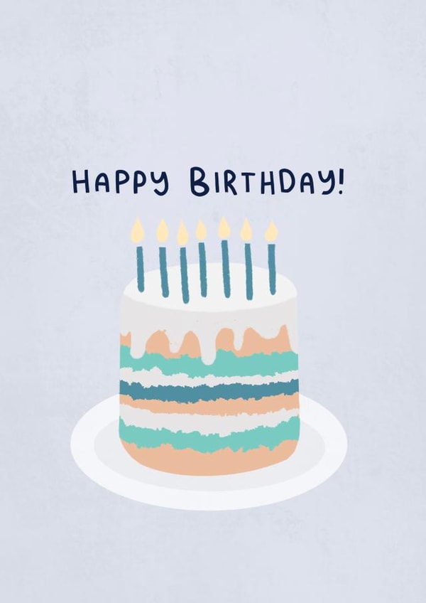 Happy Birthday created by @pepperpeachillustrations