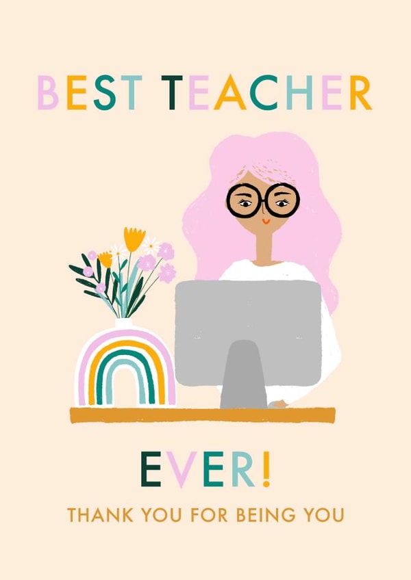 BEST TEACHER EVER created by Duchess Plum