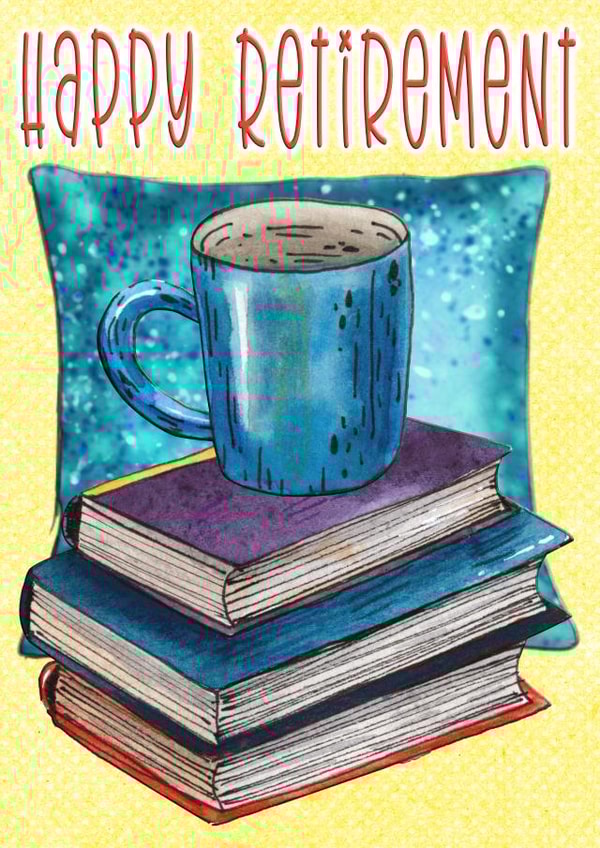 Celebrate having time to read a good book with this Happy Retirement card. created by CardandFast