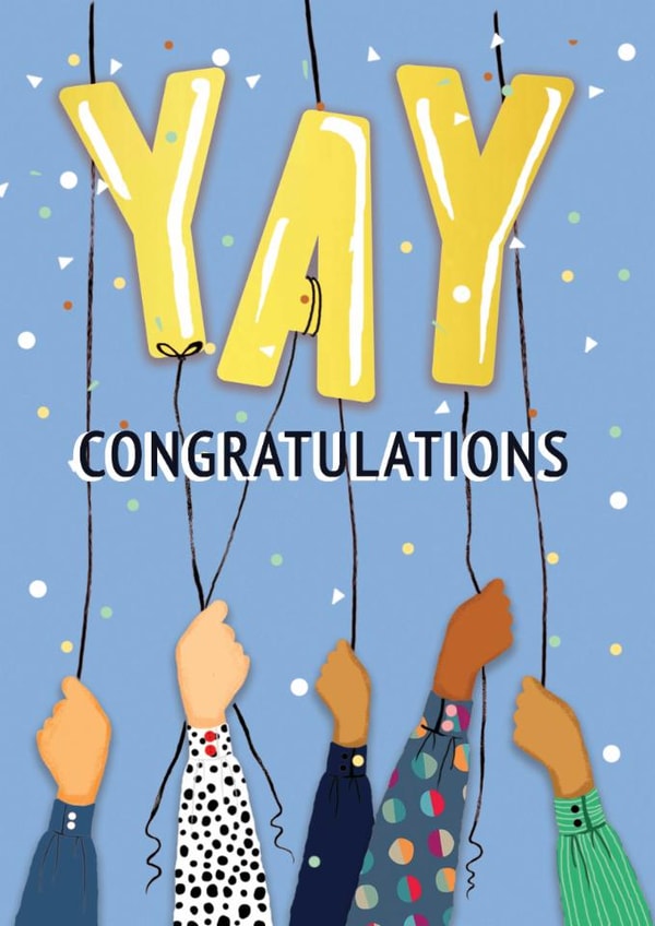 GENERIC CONGRATULATIONS FOIL BALLOON CARD created by Leebee Designs