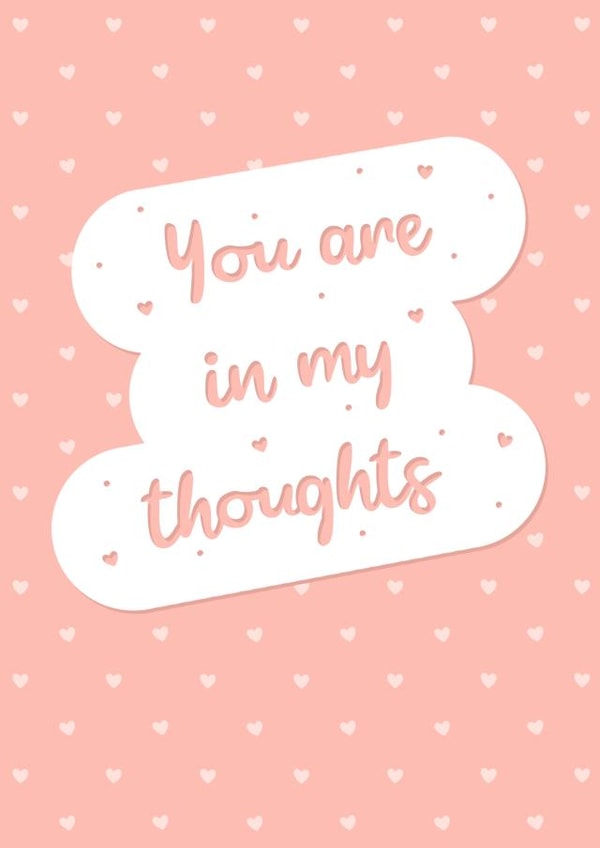In my thoughts pretty sympathy card created by The Girl Next Draw Cards